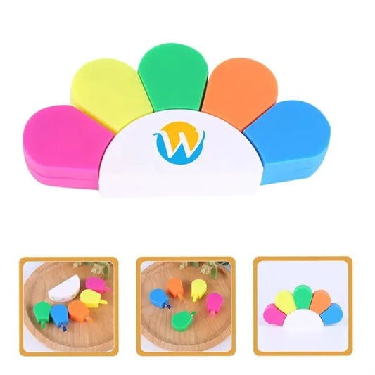 Durable Ergonomic Vibrant Soft-Tip Translucent Highlighters