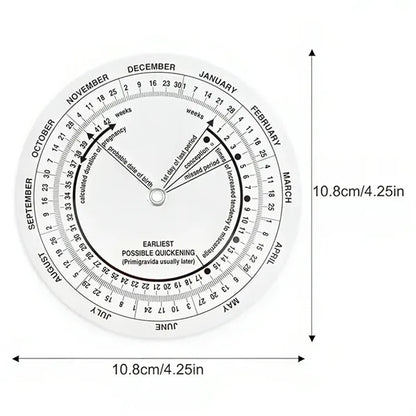 Gestation Calculator Date Finder Wheel