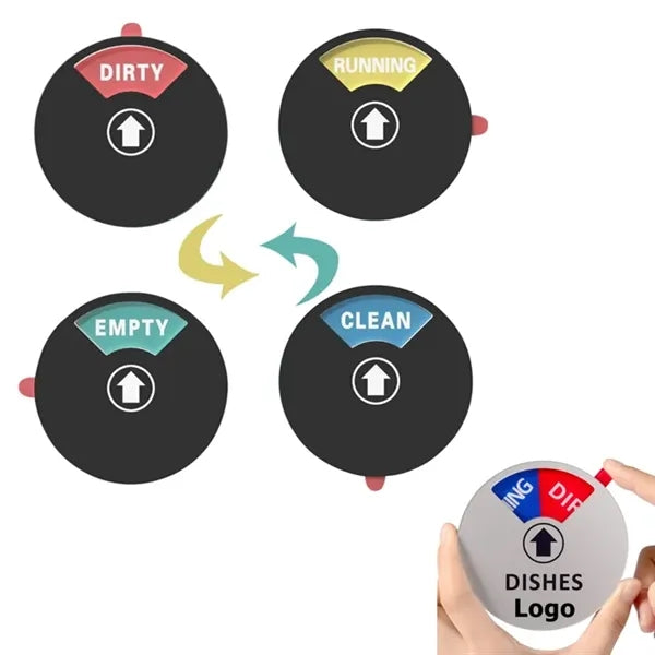 Magnetic Dishwasher Sign with Four Option