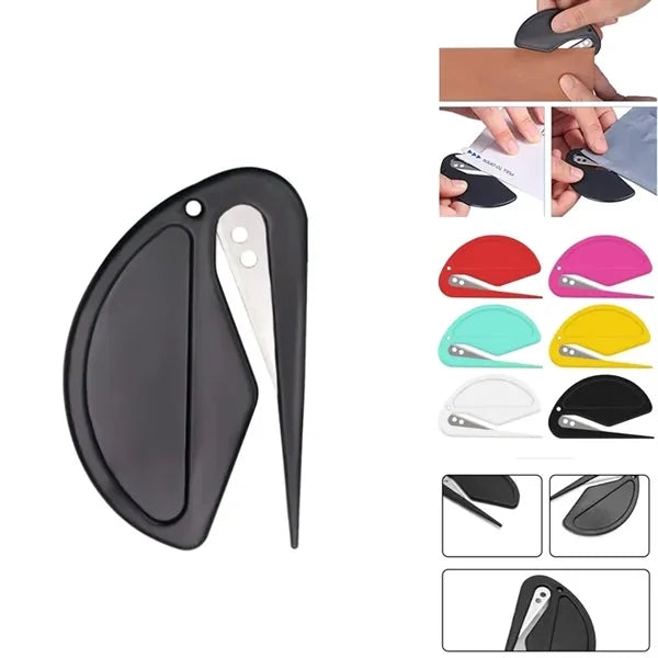 Letter Opener Envelope Slitter with Safety Concealed Blade