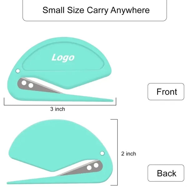 Letter Opener Envelope Slitter with Safety Concealed Blade