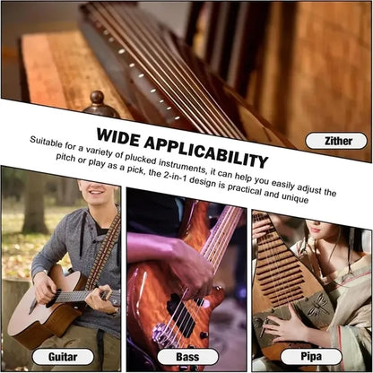 Guitar Tuner Pick 2-in-1 - Digital with LED Screen