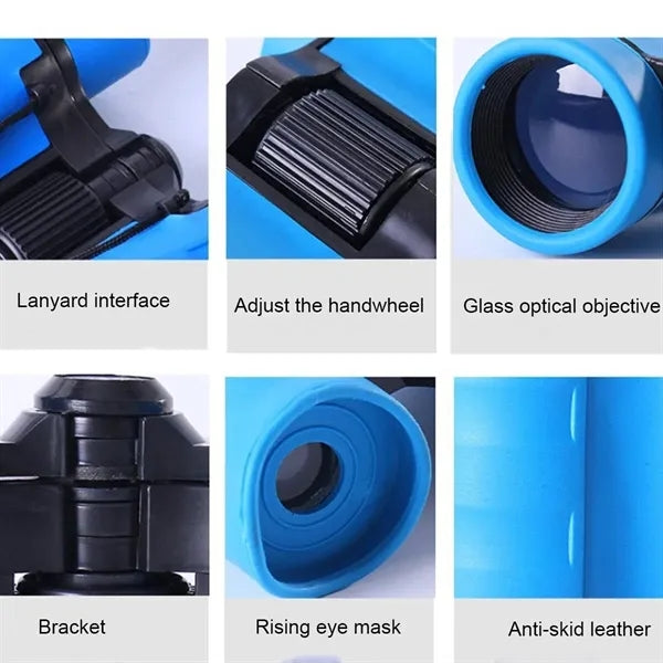 Lightweight Durable Colorful Practical 4x30 Kids Binoculars