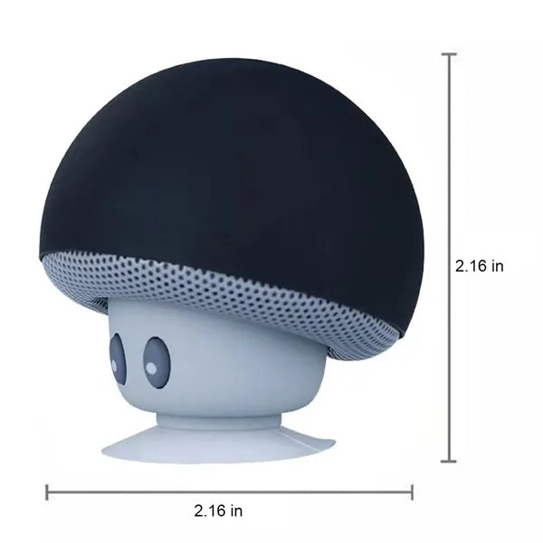 Compact Mini Mushroom Shaped Speaker Phone Stand Suction Cup