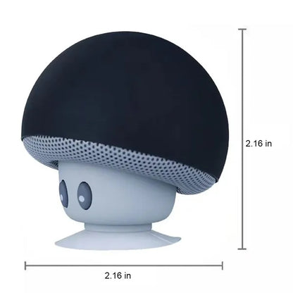 Compact Mini Mushroom Shaped Speaker Phone Stand Suction Cup