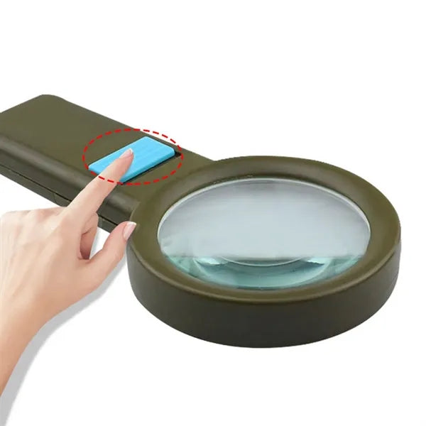 High-Power Optical Scratch-Resistant Lens Handheld Magnifier