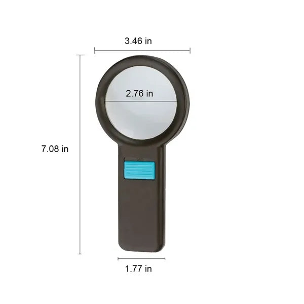 High-Power Optical Scratch-Resistant Lens Handheld Magnifier
