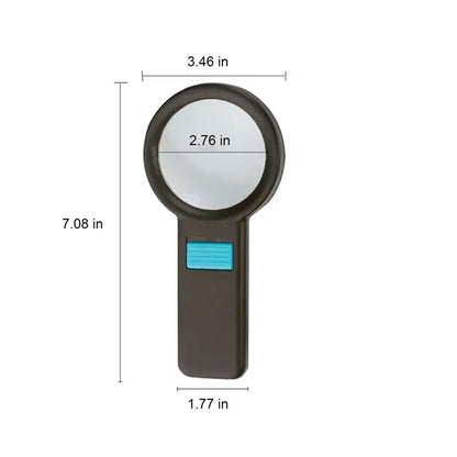 High-Power Optical Scratch-Resistant Lens Handheld Magnifier