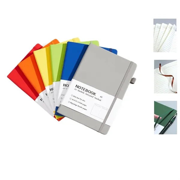 A5 Leather Notebooks Journals with Pen Holder