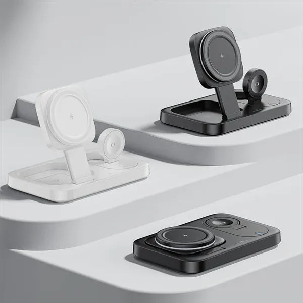 Foldable 3 in 1 Wireless Charging Station for Apple