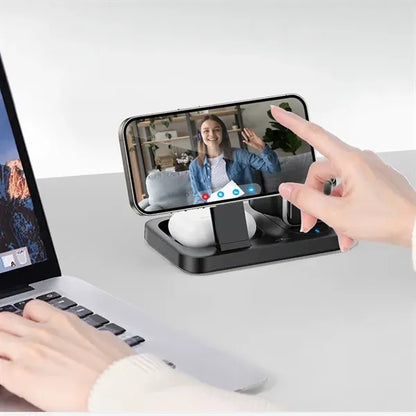 Foldable 3 in 1 Wireless Charging Station for Apple