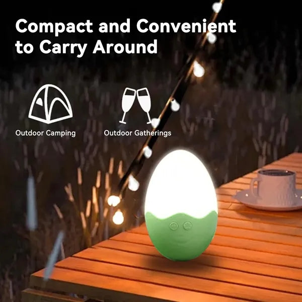 8 Color Modes Rechargeable Portable Easter Egg Night Light