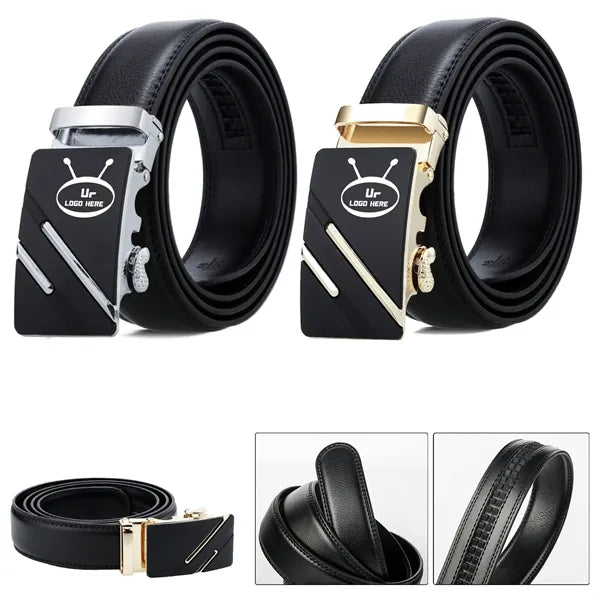 Men Leather Business Belt