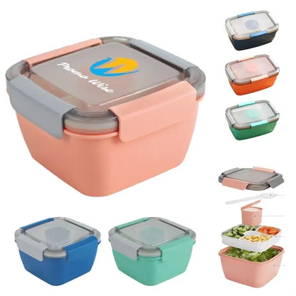 Multi-Capacity Leakproof Seal Lunch Box with Removable Tray