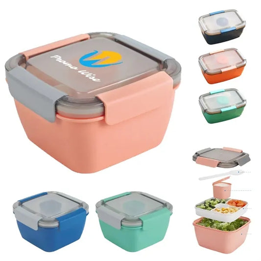 Multi-Capacity Leakproof Seal Lunch Box with Removable Tray