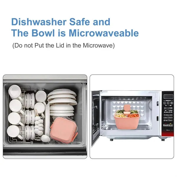 Multi-Capacity Leakproof Seal Lunch Box with Removable Tray