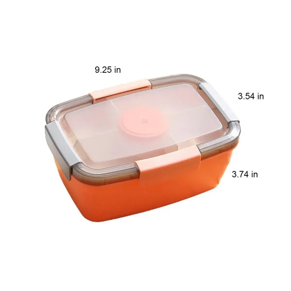 Multi-Capacity Leakproof Seal Lunch Box with Removable Tray