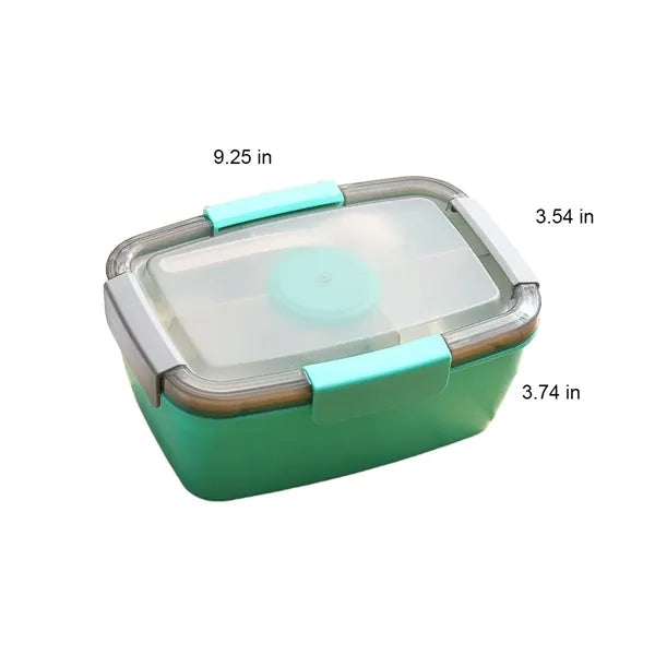 Multi-Capacity Leakproof Seal Lunch Box with Removable Tray
