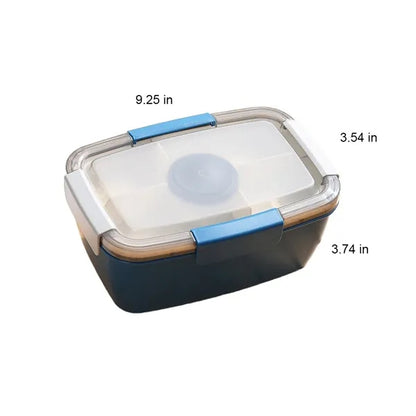 Multi-Capacity Leakproof Seal Lunch Box with Removable Tray