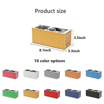 Creative Storage Box Desk Organizer Pen Pencil Holder