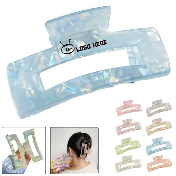 Rectangle Large Hair Claw Clip