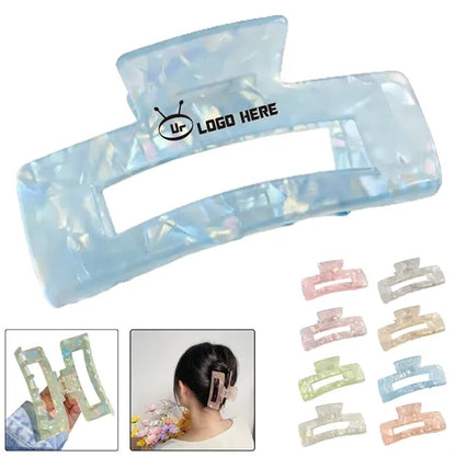 Rectangle Large Hair Claw Clip