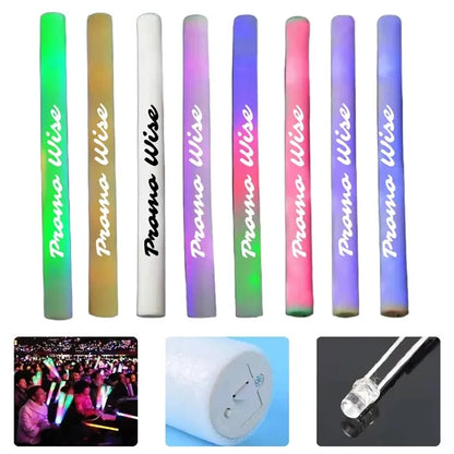 Gradient Flashing Lightweight Safe LED Foam Glow Sticks