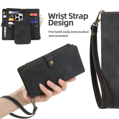 Detachable Magnetic Wireless Charging Wallet Phone Case