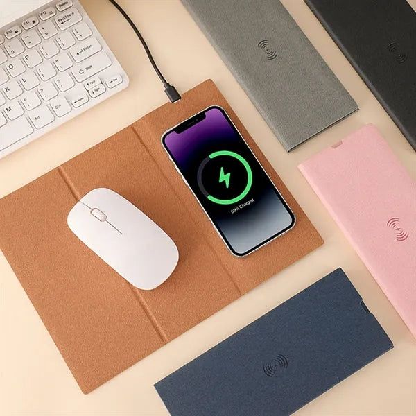 Mouse Pad with 15W Wireless Charger