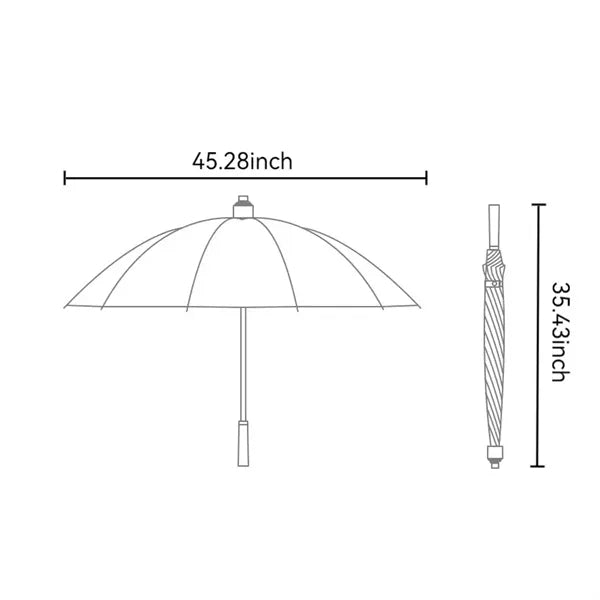 Travel golf windproof strong reinforced umbrella with cover