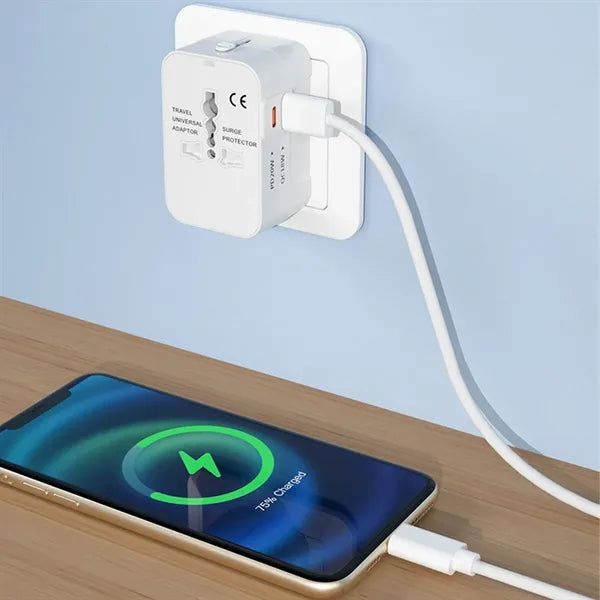 Worldwide Travel Adapter Fast Charge
