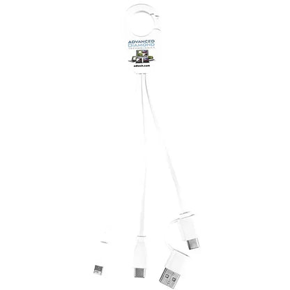 5-in-1 Cell Phone Charging Cable with Carabiner Clip