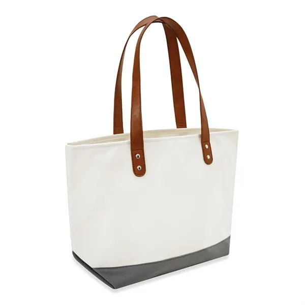 Large Leather Handle Tote