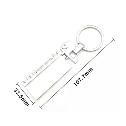 Truck Shaped Metal Keychain