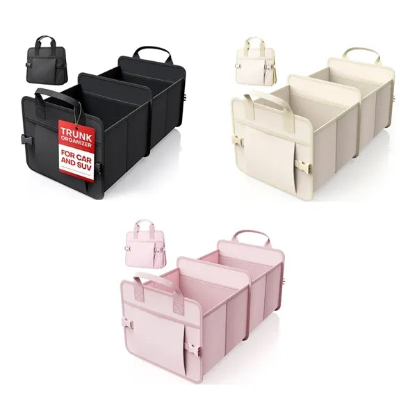 70L Foldable Multi-Compartment Car Trunk Organizer