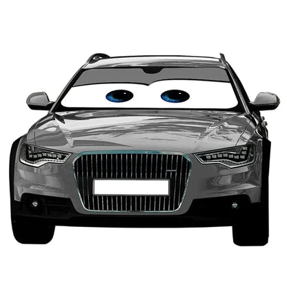 Cartoon Eyes Car Windshield Sunshade