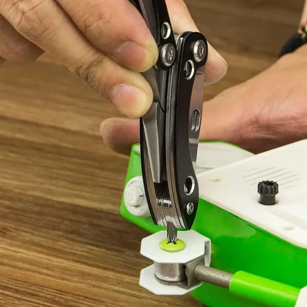 Compact Multi-Tool Pliers with Carabiner