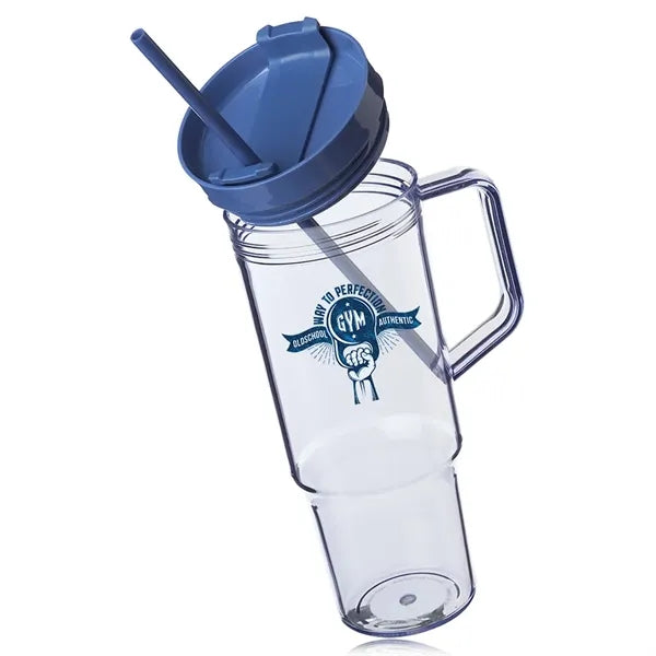 40 oz. Lincoln Plastic Tumbler with Handle