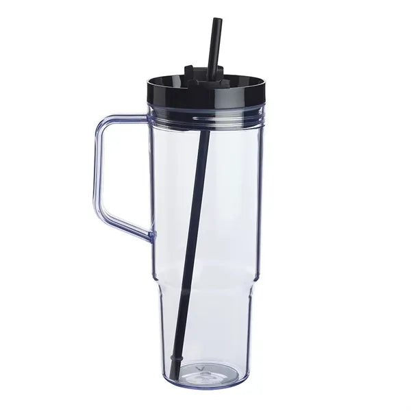 40 oz. Lincoln Plastic Tumbler with Handle