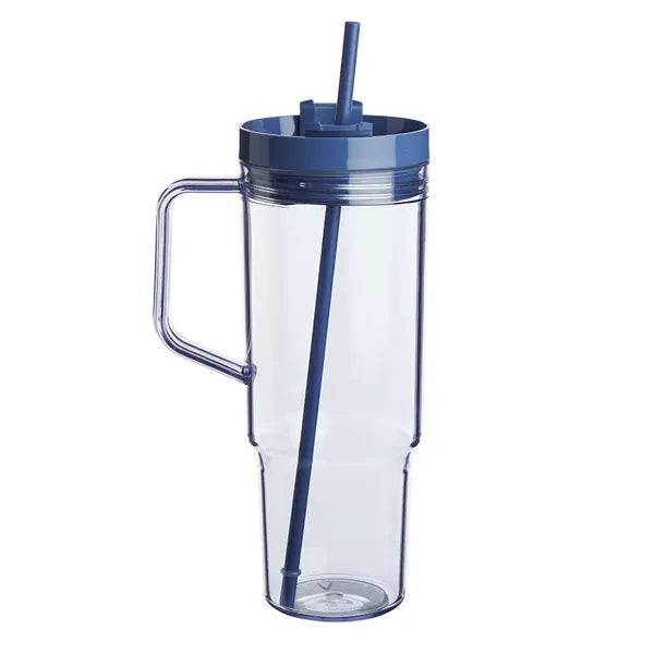 40 oz. Lincoln Plastic Tumbler with Handle