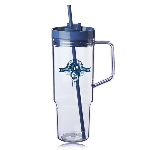 40 oz. Lincoln Plastic Tumbler with Handle