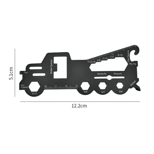 Pocket Multi-Tool Card with Wrench & Opener