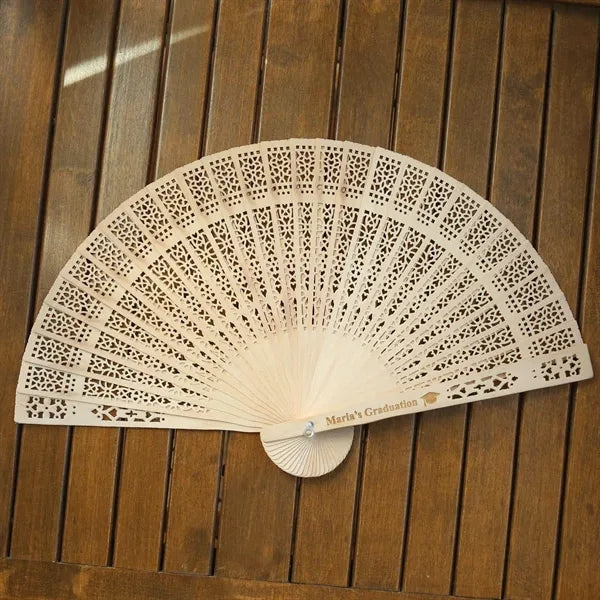 Dynasty Wood Hand Fan
