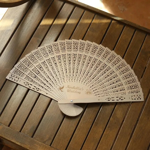 Dynasty Wood Hand Fan