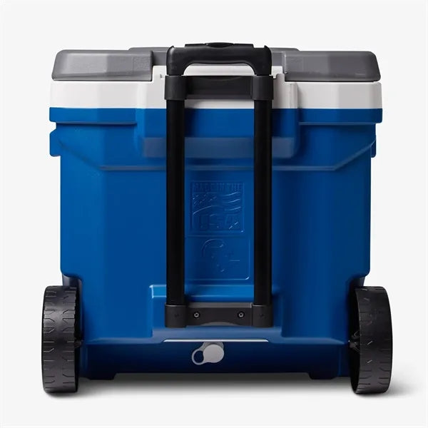 IGLOO Latitude 60 Qt Roller Cooler with Telescoping Handle