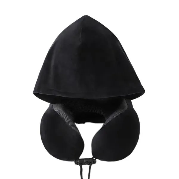 Privacy Friendly Hooded Travel Pillow