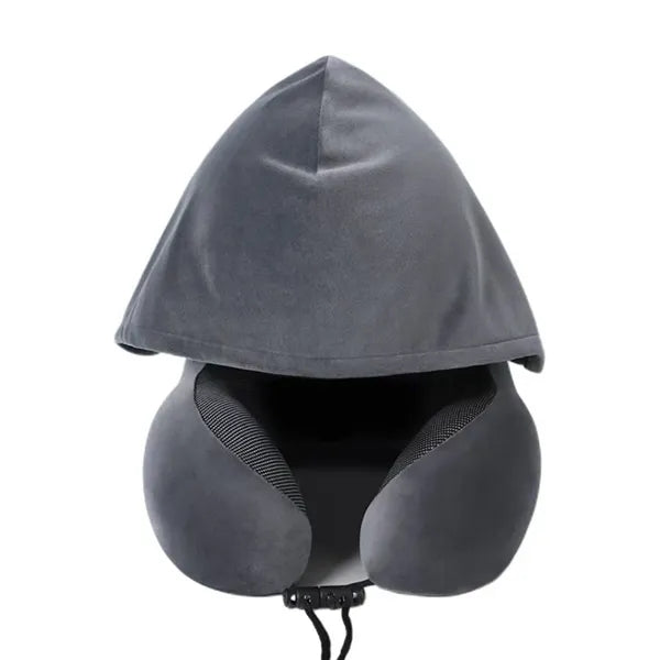 Privacy Friendly Hooded Travel Pillow