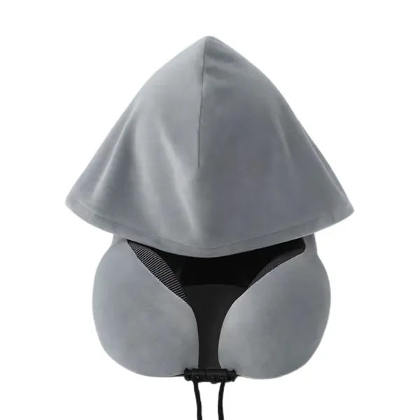 Privacy Friendly Hooded Travel Pillow