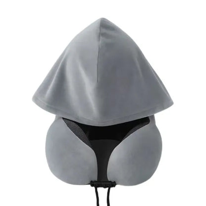 Privacy Friendly Hooded Travel Pillow