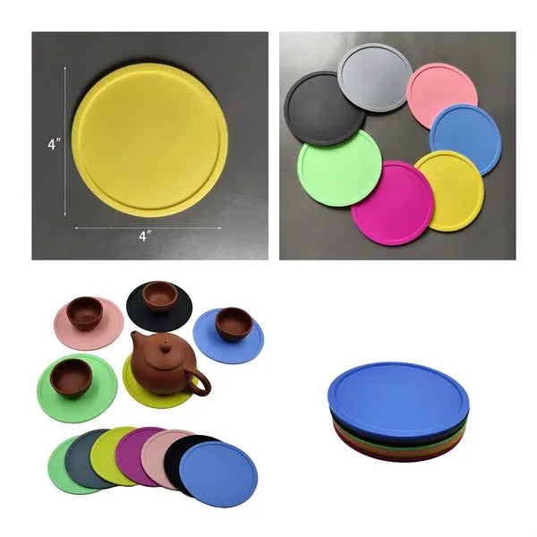 Round Silicone Coaster